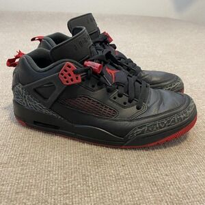 Jordan Spizike Low Shoes Mens Size 11 Black Elephant Print Sneakers FQ1759-006
